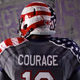 Illustration for article titled Northwesterns Very Literal Wounded Warrior Unis Have Blood Spatters